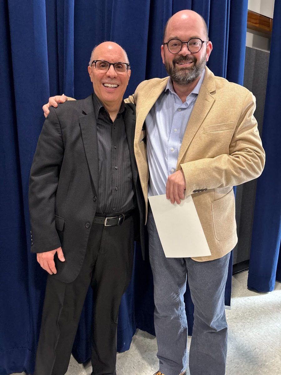 John Mastroianni (left) and Jeremy Taylor (right) reunited 