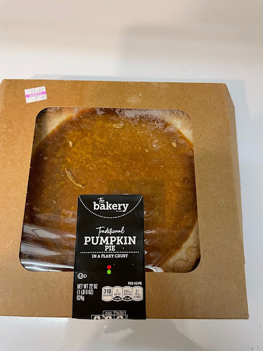 Pumpkin Pie in the Freezer
