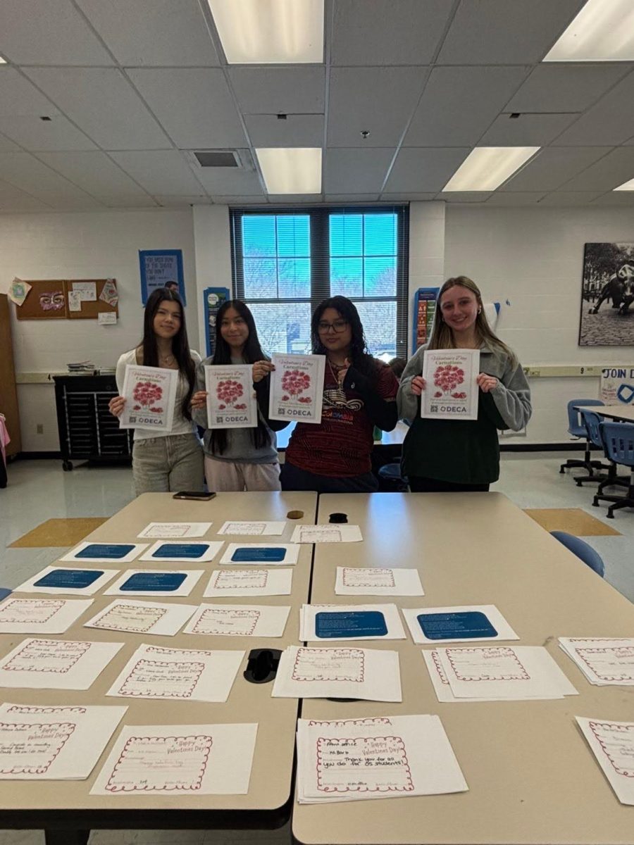 DECA Club’s Valentine’s day Fundraiser selling Carnations 
