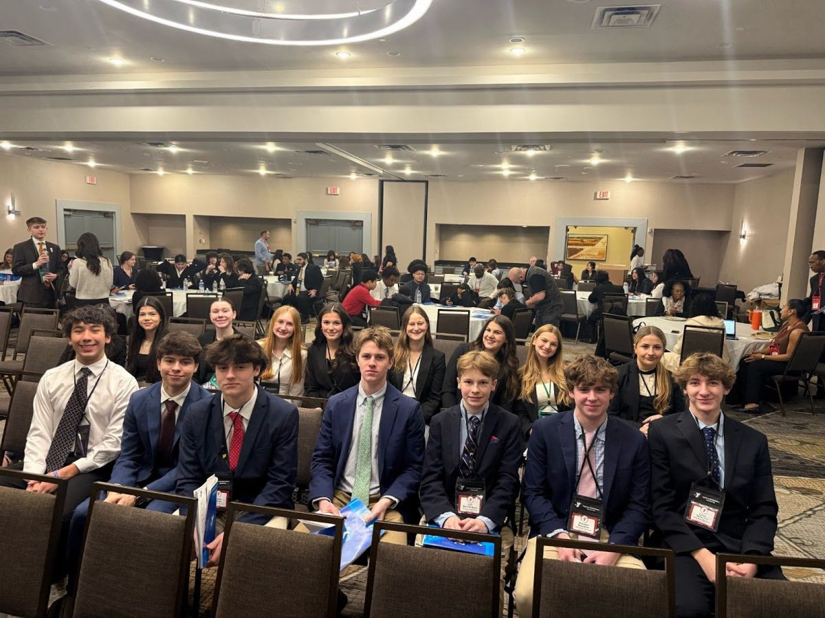 Students at the 2026 Youth and Government conference predebate
