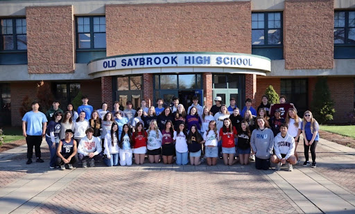 (Class of 2026 in front of OSHS on May 1st, Decisions Day) 
